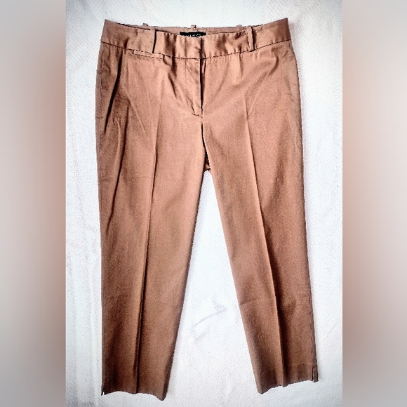 EUC Talbot's Cropped Ankle Pants, Light Brown, Pleated, Size 6, Like New! - Picture 9 of 10